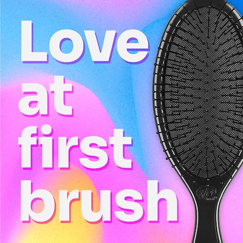 Wet Brush Original Detangler Hair Brush, Purple (Serene Daydream) - Ultra-Soft IntelliFlex Bristles - Detangling Brush Glides Through Tangles For All Hair Types (Wet Dry & Damaged Hair) - Women & Men