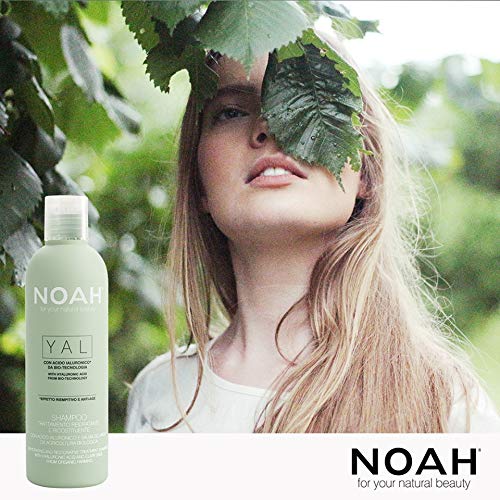 Noah Yal Deep Hydrating Conditioner with Hyaluronic Acid and Thyme for Hair - Organic, Sulfate Free, Anti Frizz, Volumizing, Anti Aging, Detangling Conditioner - 8.5 fl.oz (250 ml)