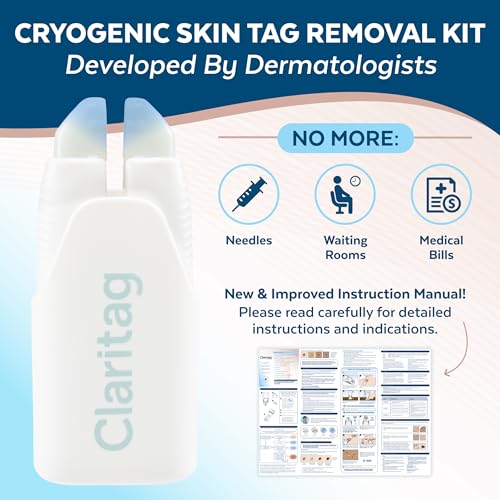 Claritag Advanced Skin Tag Remover - FDA-Cleared Cryogenic Kit
