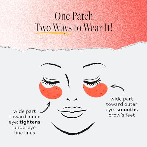 DERMA E Retinol + Bakuchiol Under Eye Patches (5 Pairs) Non-Irritating, Line Smoothing Hydro Gel Eye Patches with Rose Water & Real Hibiscus Petals, Helps Reduce Fine Lines, Crows Feet & Wrinkles,10Ct