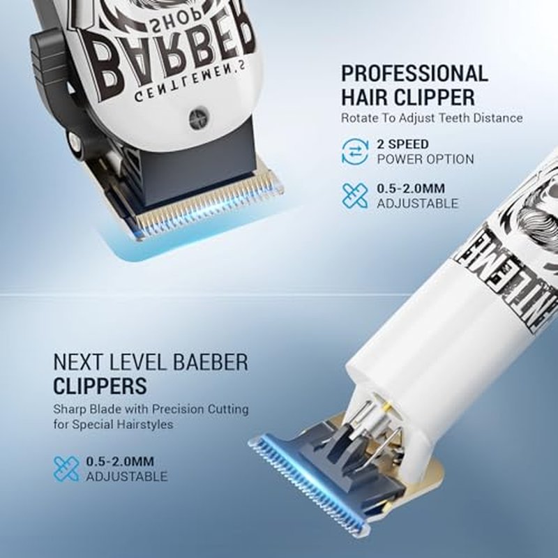 BESTBOMG Hair Clippers Grooming Kit - Clipper, Trimmer & Shaver Set