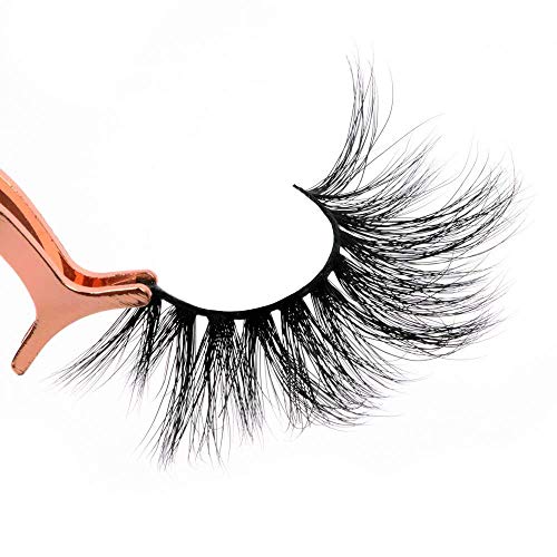 Losha Lashes Pack 2 Styles Natural & Dramatic Look 3D Faux Mink Eyelashes Total 14 Pairs Handmade Reusable False Lashes