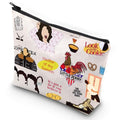 G2TUP Jerry 90's Tv Show Make Up Bag Kramer George Urban Chicken Funny Rooster Gift Elaine Marie Fan Merch (Chicken MG)