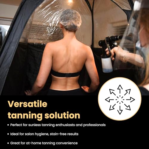 120Pairs Spray Tan Feet Pads Disposable & Economic for Spray tanning,Use in Tanning booth,Sunless Tanning at Home or Beauty Salon-Non Slip-Comfortable-Hygienic-Ultra Bronzing (Black)