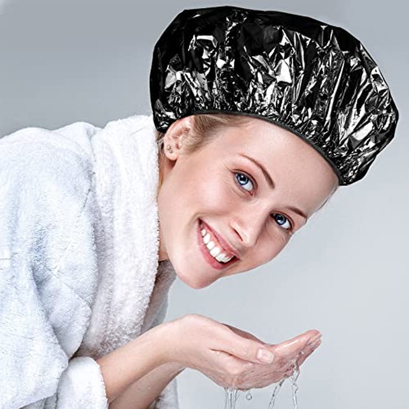 12pcs Aluminum Foil Deep Conditioning Hair Caps