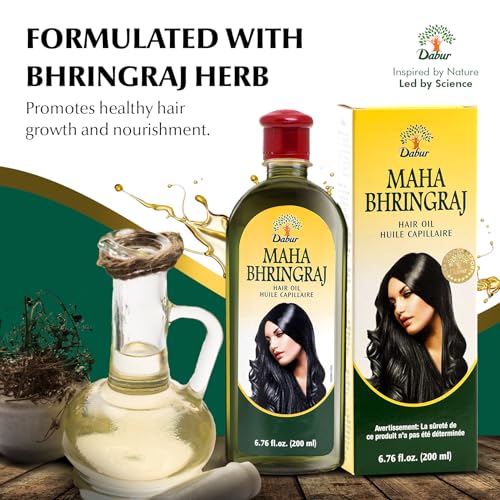 Mahabhringraj Herbal Ayurvedic Hair Oil for Scalp & Hair Nourishment - 200ML