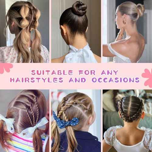 Hair Wax Stick Accessories, 500 PCS Clear Hair Elastics for Kids Women, 3 Pcs Hair Brush for Girls, 2 Hair Loop Styling Tools