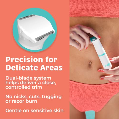 Bikini Trimmer for Women - Dual Blade, Waterproof, Ergonomic Design