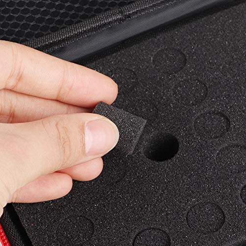 30 Bottles 1-3ML Essential Oil Holder Traveling Carrying Case Storage Box Foam Insert Perfect for Travel