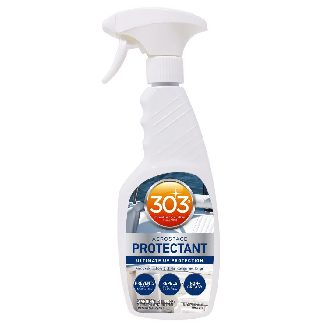 303 Marine Aerospace Protectant – UV Protection – Repels Dust, Dirt, & Staining – Smooth Matte Finish – Restores Like-New Appearance – 16 Fl Oz (Pack of 6) (30340-6PK)