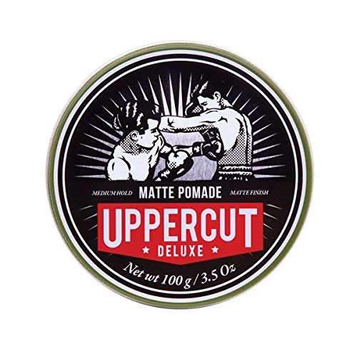 Uppercut Deluxe Matte Pomade for Men – Medium Hold, 3.5oz