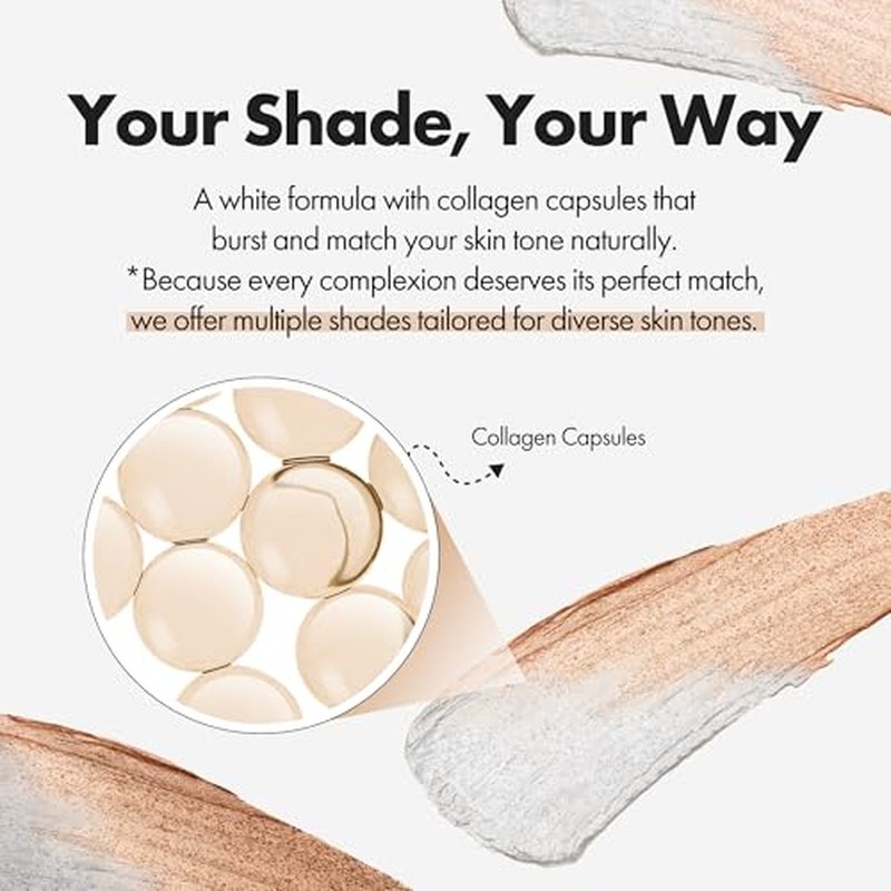 ELROEL Blanc Cover Stick V - Color-Changing Foundation with Brush