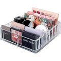 Makeup Organizer for Eyeshadow Palette Organizer, 8 Section Divided Makeup Palette Holder for Vanity Drawer Countertop