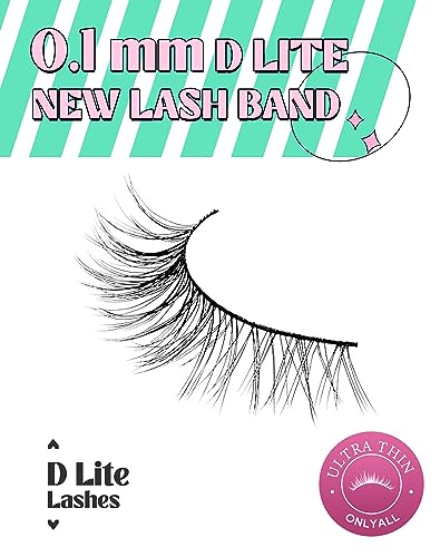 Short Wispy Natural False Eyelashes - 10 Pairs D-M08