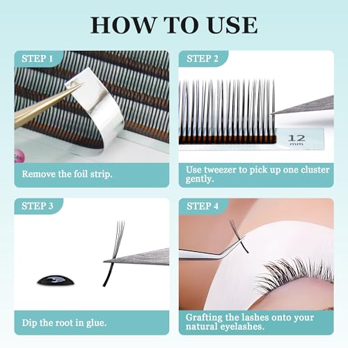 5D Flower Premade Lash Extensions 8-15mm D Curl