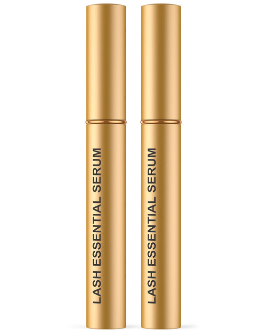 Feyano Eyelash Serum- Natural Comestic Eyelash Serum for Longer, Thicker Lashes & Brows, Boost Lash Serum Vegan & Cruelty-Free-Niacinamide, Centella Asiatica Leaf Extract(10mL Gold)