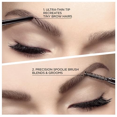 L'Oreal Paris Brow Stylist Definer Waterproof Eyebrow Pencil, Brunette