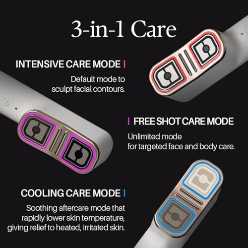 d’Alba Allthera Double Shot Facial Massager | 3-Mode Skin Care Tool