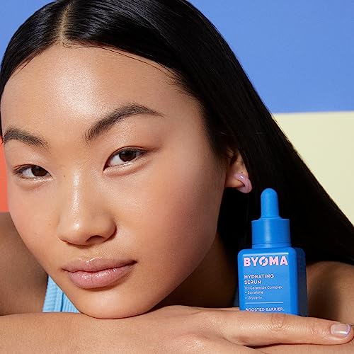 BYOMA Hydrating Serum - Moisturizing Facial Serum with Squalane, Glycerin & Ceramides - Hydrating for Glowing, Dewy Skin - 1.01 fl. oz