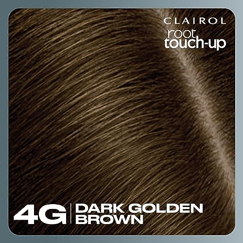 Clairol Root Touch-Up by Nice'n Easy Permanent Hair Dye, 4G Dark Golden Brown Hair Color, Pack of 1