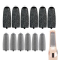 12-Pack Flawless Pedi Roller Replacement Heads - Extra & Regular Coarse
