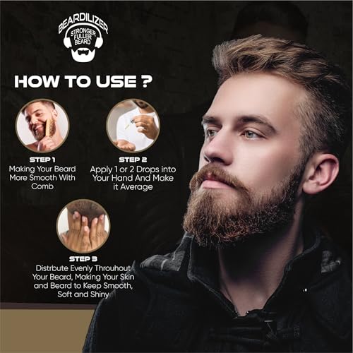 Beardilizer Cherry Pipe Tobacco Beard Oil for Men - 100% Natural Growth Oil & Conditioner with Argan, Jojoba & Vitamin E ? Softening, Moisturizing for Soft, Healthy Beard ? 4 Oz