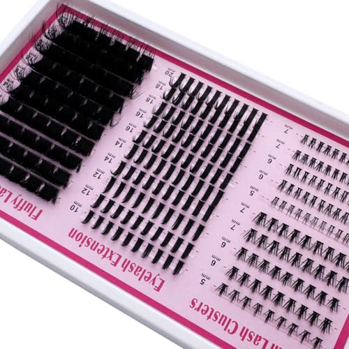 DIY Lash Clusters 10-16MM Wispy Mink Eyelash Extensions Kit