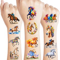 Horse Temporary Tattoos | 60pcs Party Favors & Stickers