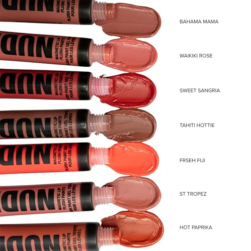 Nudestix Magnetic Lip Plush Paints (Tahiti Hottie (Terracotta) – Island warmth for the sun drenched babe)