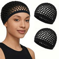 Premium Mesh Hair Net for Sleeping – Soft Band, Breathable Crochet Wrap