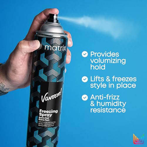 Matrix Vavoom Extra Full Freezing Finishing Spray For All Hair Types - Volumizing, High-Hold Hairspray, Styling Product