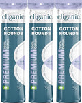 Cliganic Premium Cotton Rounds for Face, Makeup Remover Pads, 300