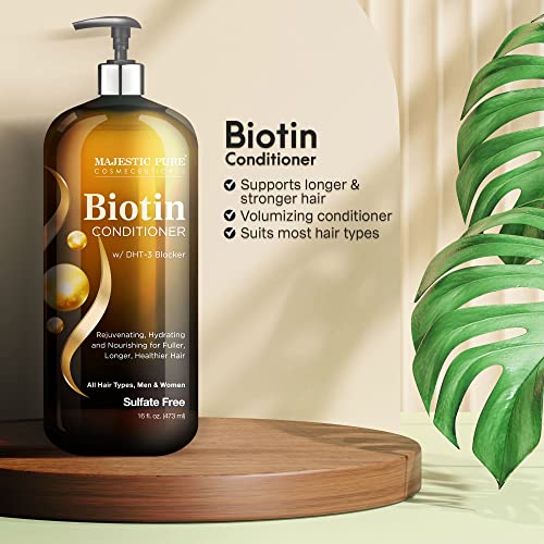 Majestic Pure Biotin Conditioner for Hair Loss & Thickening
