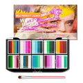 40 Color Face Paint Kit with Brushes - Water Activated