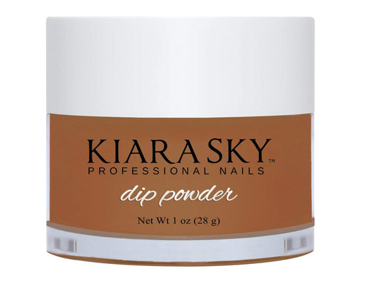 Kiara Sky Professional Nails, Nail Dipping Powder 1 oz. - Brown tones (Treasure The Night)
