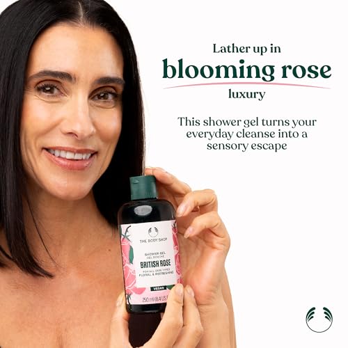 The Body Shop British Rose Gift Set - 3 Piece Set, Includes Shower Gel, Body Yogurt, Hand Balm, Vegan