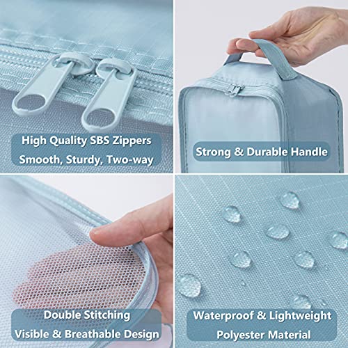 Tianzong 7-Piece Packing Cubes Set with Shoe Bag & Toiletry Organizer