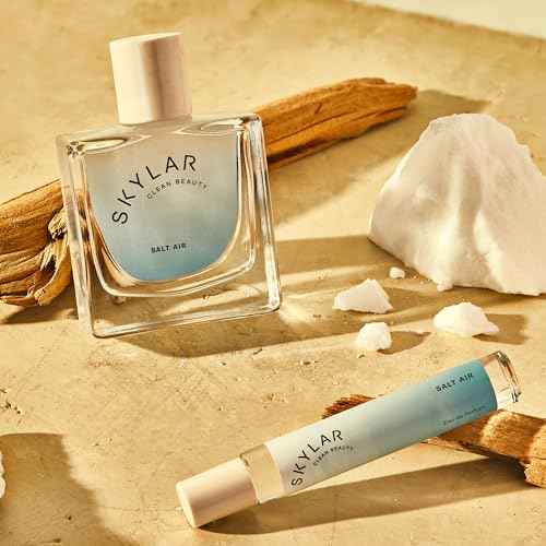 Skylar Salt Air Eau de Parfum - Hypoallergenic & Clean Perfume for Women & Men, Vegan & Safe for Sensitive Skin - Fresh Perfume with Notes of Driftwood, Sea Salt & Seaweed - 10mL /0.33 Fl oz