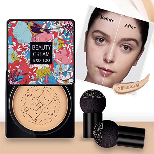 Mushroom Head Air Cushion CC Cream Foundation with Sponge Puff