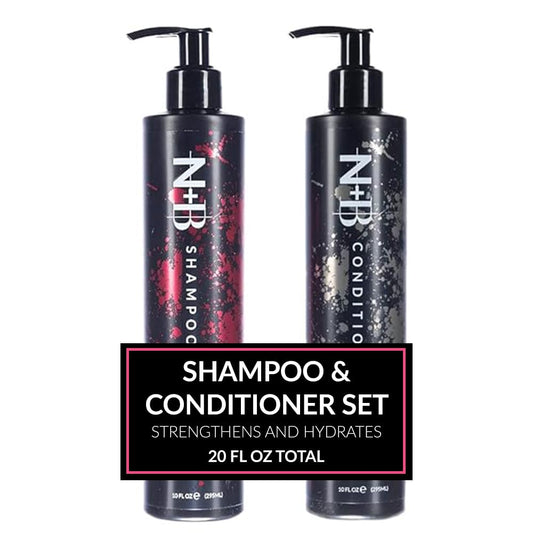 N+B Core Collection | Paraben-Free | For All Hair Types and Textures | Strengthens and Hydrates | Made in the USA (Shampoo/Conditioner)