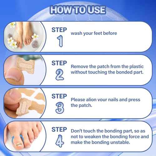 Ingrown Toenail Treatment, 80 Pcs Glue-Free Breathable Corrector Patches, Professional Ingrown Toenail Tools, Not Prone to Falling Off, with File (2 Fl Oz (Pack of 1))