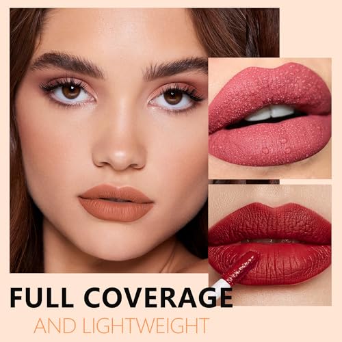 Nude Matte Lipstick Long Lasting Waterproof Smudgeproof