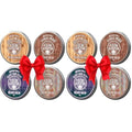Viking Revolution 4 Beard Balm Variety Pack (1oz Each) - Sandalwood, Pine & Cedar, Bay Rum, Clary Sage - Styles, Strengthens and Softens Beards and Mustaches - Wax for Men (Pack of 2)