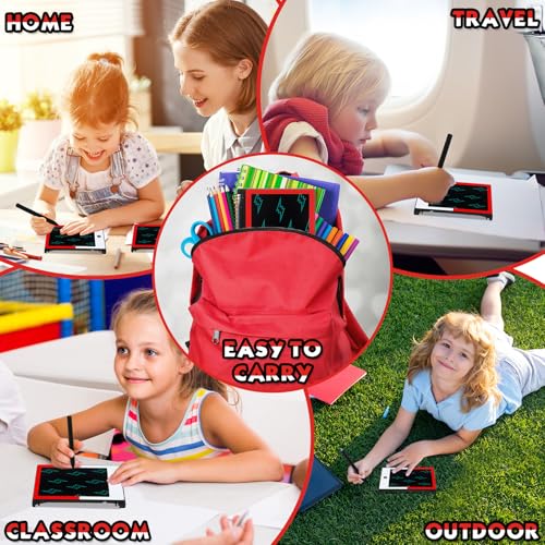 Nezyo 12 Pack LCD Writing Tablet 4.6" Doodle Board Party Favors