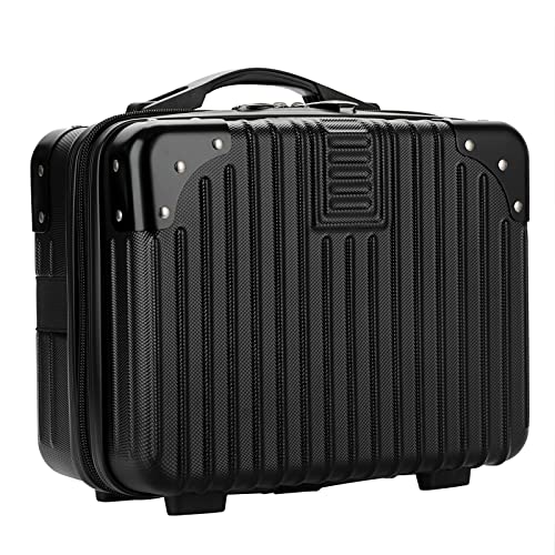 BSTKEY Portable Hard Shell Makeup Travel Case with Elastic Band