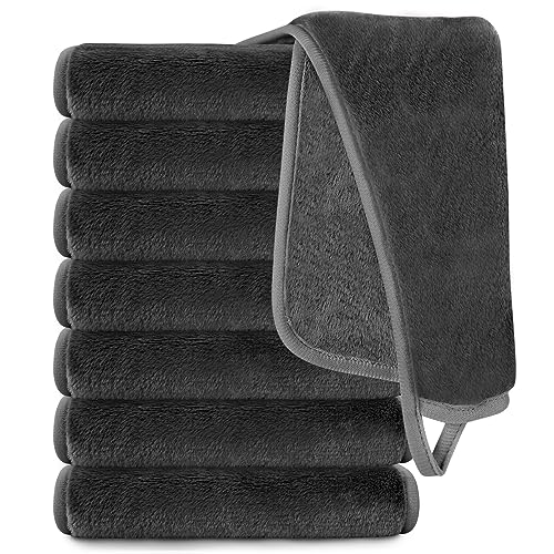 Natwag Makeup Remover Cloth Towels, Grey/Pink