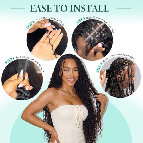 Boho Braiding Hair Curly Virgin Remy 100g Bulk