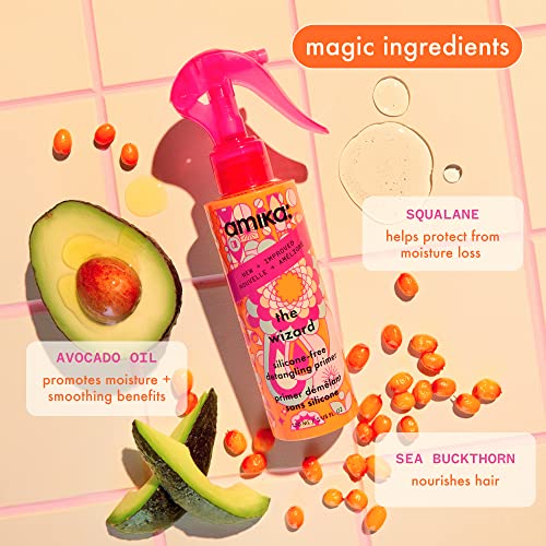 amika the wizard silicone-free detangling primer