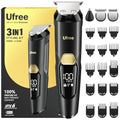 Ufree 3-in-1 Beard Trimmer for Men, IPX6 Waterproof Electric Razor