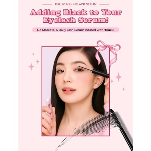 Adore Black Lash Serum ? Nourishing Eyelash Serum with Panthenol & Hyaluronic Acid, Conditions and Defines for Fuller-Looking Lashes, 5g / 0.17oz